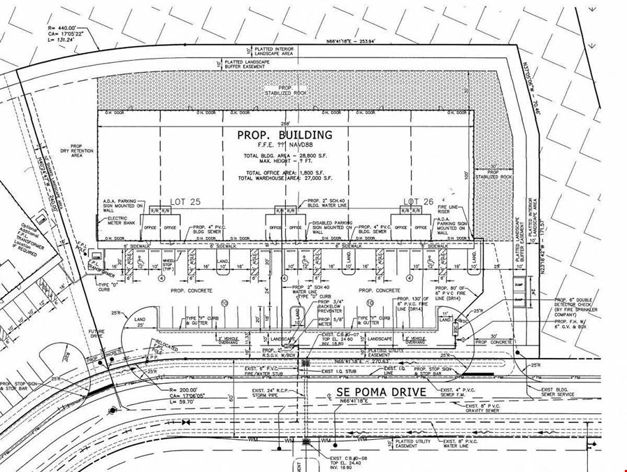 28,800sf Industrial Build to suite with Outdoor Storage