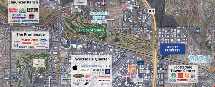 Retail Spaces for Lease in North Scottsdale