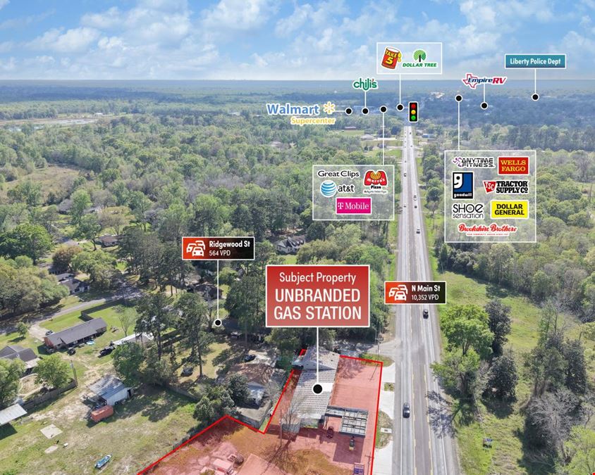 High Traffic Gas Station | Retail + Residential Space