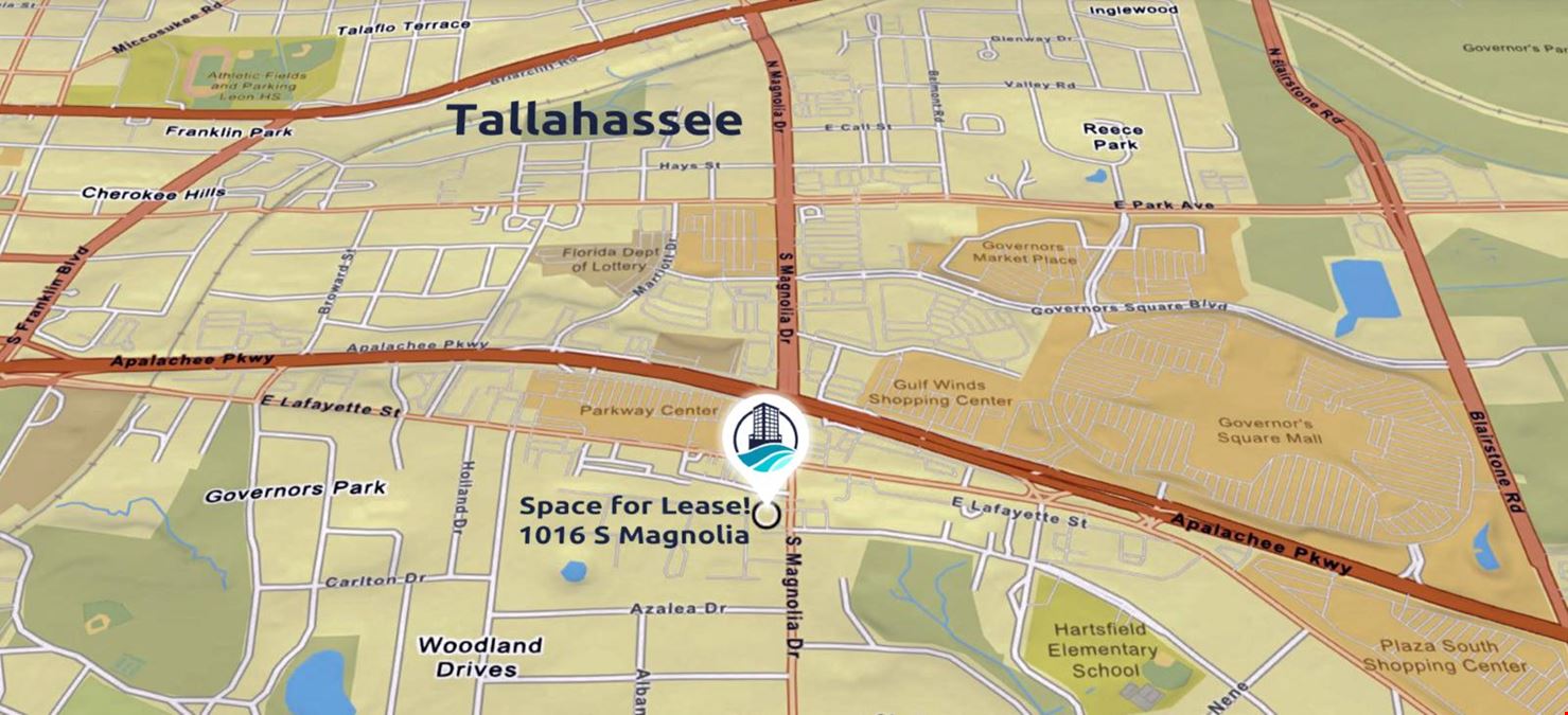 Tallahassee Retail for Lease on S Magnolia Dr