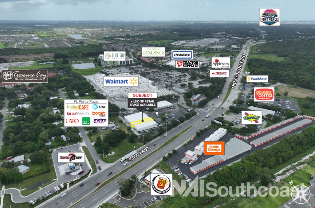 ±1,950 Retail Space - Ft. Pierce Plaza