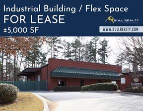 ±5,000 SF Industrial Building/Flex Space For Lease