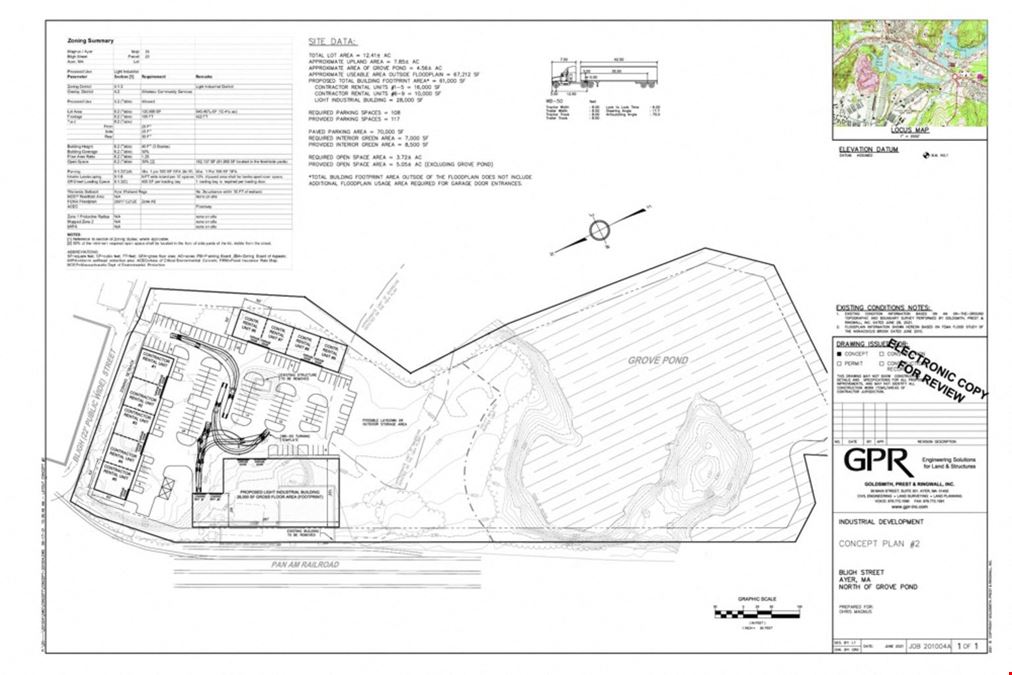 For Lease Ayer MA: Warehouse Spaces with Outside Storage   