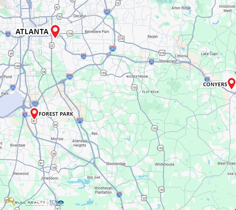 Atlanta MSA Net Leased Portfolio | 2 Single Tenant Distribution Locations | 100% Leased - 7% Cap Rate