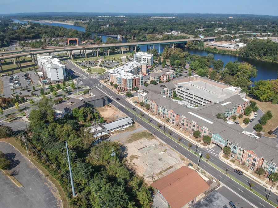 Prime Riverfront District Land + Building
