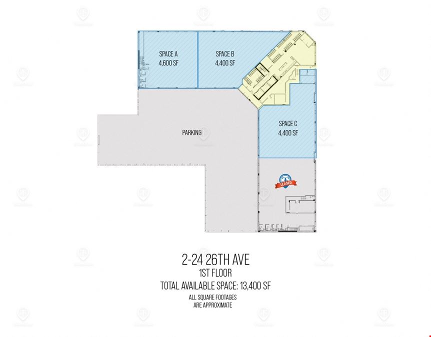 13,400 SF | 2-24 26th Ave | Divisible Community Facility Space for Lease