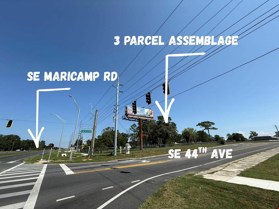 Three-Parcel Maricamp Assemblage at Lighted Intersection