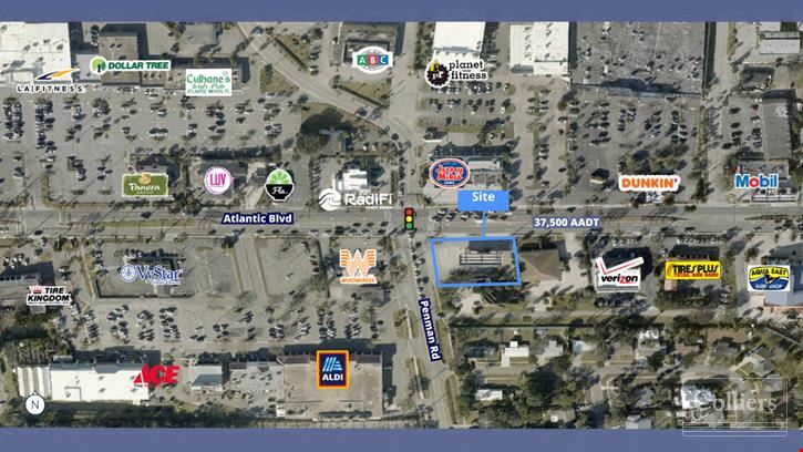 0.6± AC Corner Parcel on Atlantic Blvd