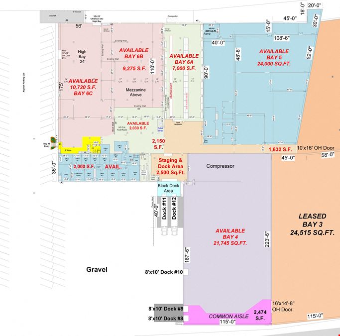 INDUSTRIAL & MANUFACTURING - FOR LEASE