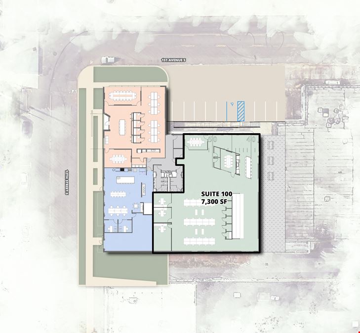 101 Parkside: Fully Renovated Office Building in Urban Supply