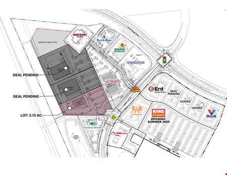 Preview of VacantLand space for Sale at Mesa Ridge Parkway and Syracuse Street - SWC