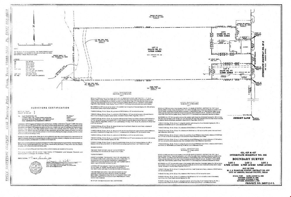 For Sale: +/- 8 acres of Retail Development Land along Interstate 35 (Desoto)