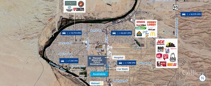 Proposed Drive-Thru Pad for Lease Build-to-Suit or Sale in Bullhead