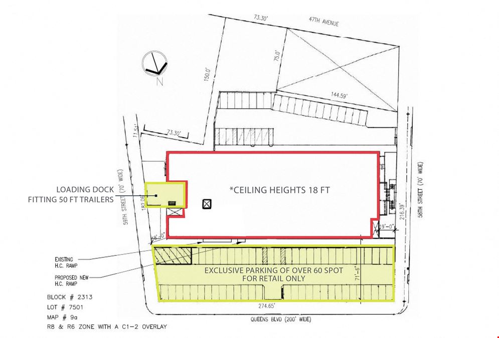 Prime Queens Boulevard Flagship Retail or Medical Space Available