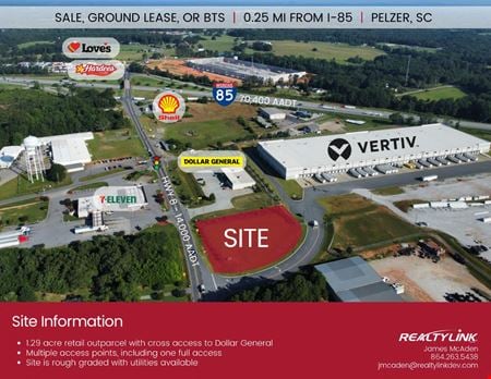 Preview of commercial space at 1640 Easley Hwy