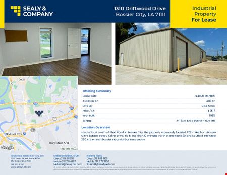 Preview of commercial space at 1310 Driftwood Drive