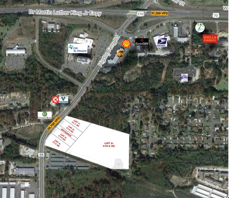 ±15.29 Acre Commercial Land for Sale in Hot Springs