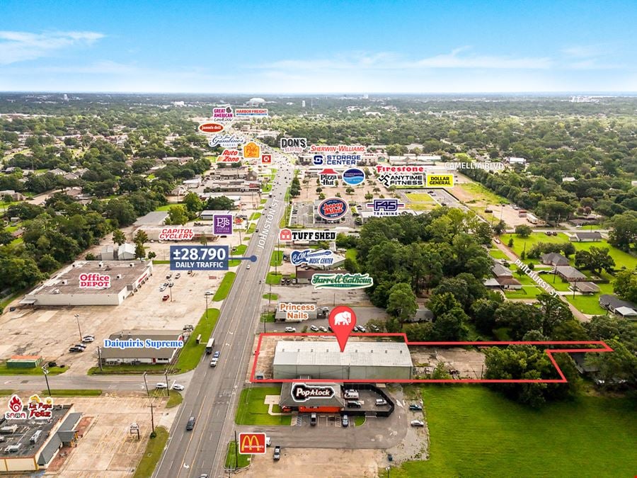 Highly Visible Build-to-Suit Industrial or Retail Opportunity on Johnston