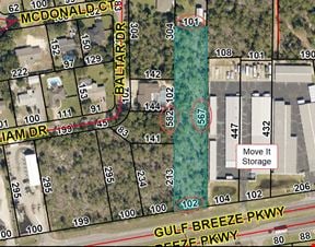 Vacant Land 1.34 ac/ 4282 Gulf Breeze Pkwy