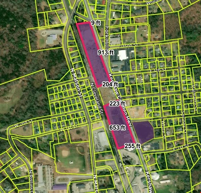 Rail Served Heavy Industrial Land - 7.6 Acres - With Separate 1.85 Acre HI Parcel Included - Lancaster TMS#'s 0156A-0E-002.0 & 0156H-0E-009.00