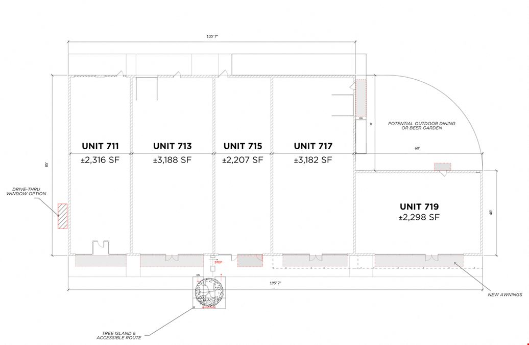 Roxboro Retail Space