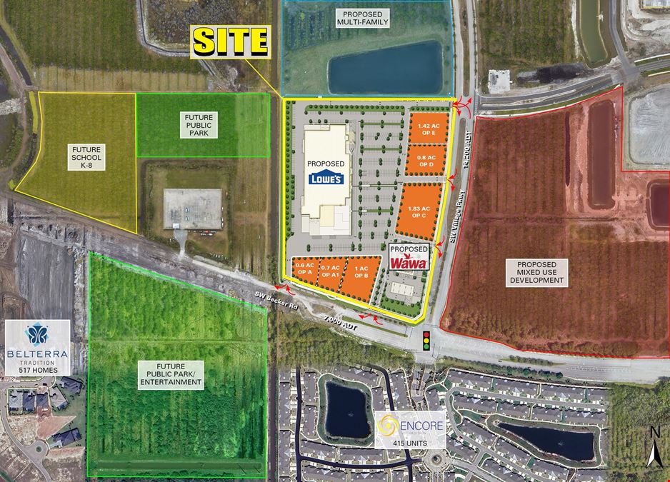 NWC of Becker Rd & SW Village Pkwy