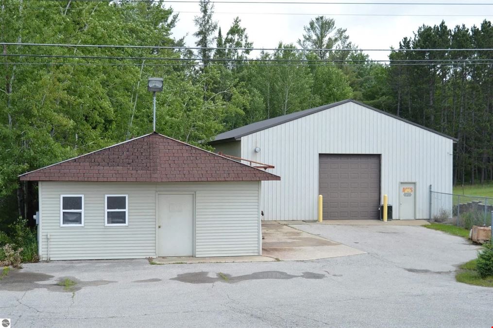 300 Ft of M-72 Frontage with 2 Acres of Flexible Office, Warehouse, and Fleet Space