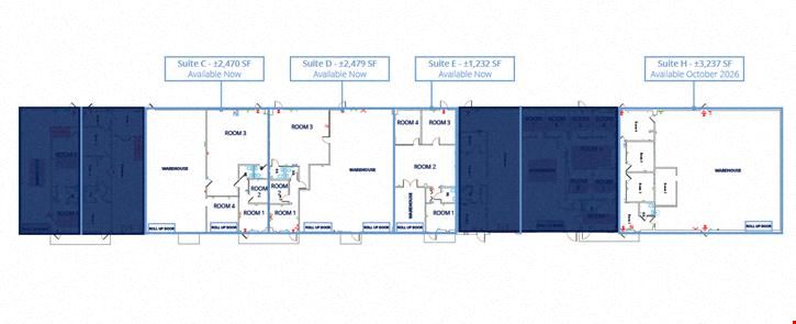 Multiple Industrial Sites with Adjacent Laydown Yards Available