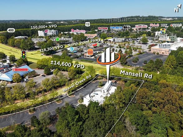 Preview of Retail space for Rent at 2375 Mansell Rd