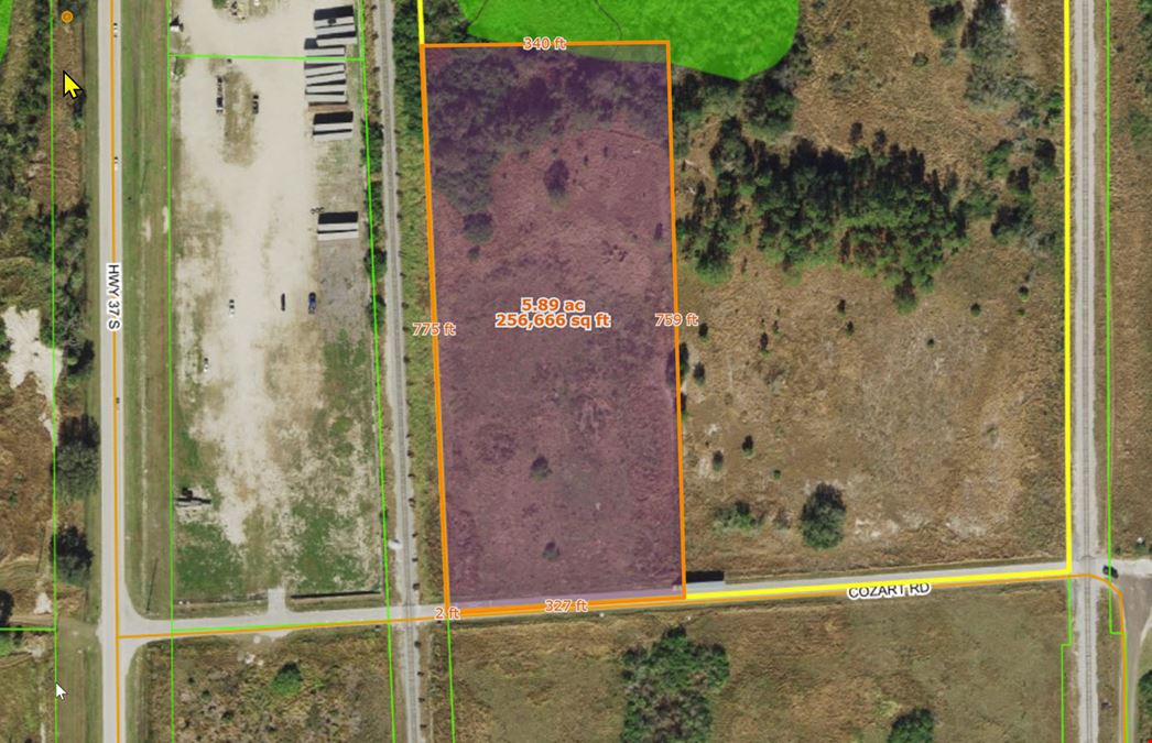 6 +/- Ac Industrial Outside Storage Land For Lease