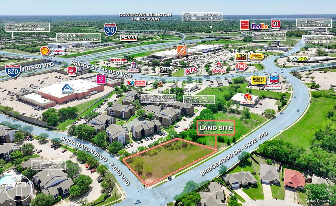 0.84 Acre Corner Lot