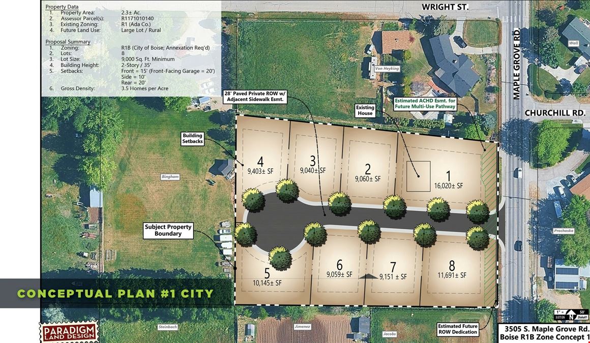 CALL FOR OFFERS AND REDUCED PRICE!!! OFFERS DUE 9/22/26 | RESIDENTIAL DEVELOPMENT LAND