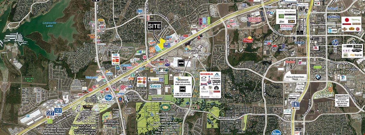 Preview of Retail space for Rent at NE of E SH-121 & Paige Rd