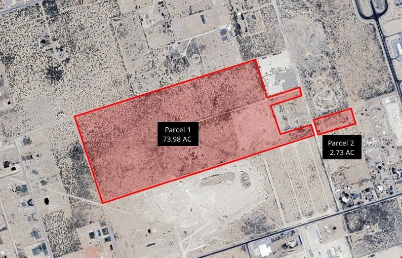 76.71 AC of Raw Land with Caliche Pit