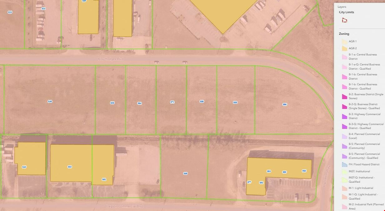 0.51 Acre Roy Hodges Blvd. - Montgomery M-1/B-2 Development Site