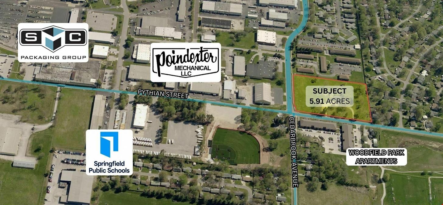 ±5.91 ACRES MULTIFAMILY LAND IN EAST SPRINGFIELD