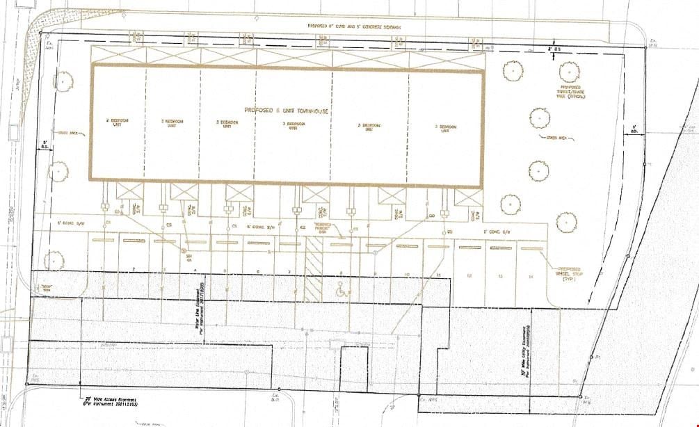 Approved six unit townhome Lot in Shippensburg