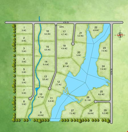 Preview of VacantLand space for Sale at East 127th ST and 47th St South, Sedgwick County 156 acres