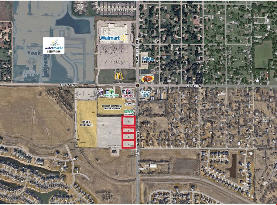 4 PAD SITES AVAILABLE ALONG NORTH MERIDIAN