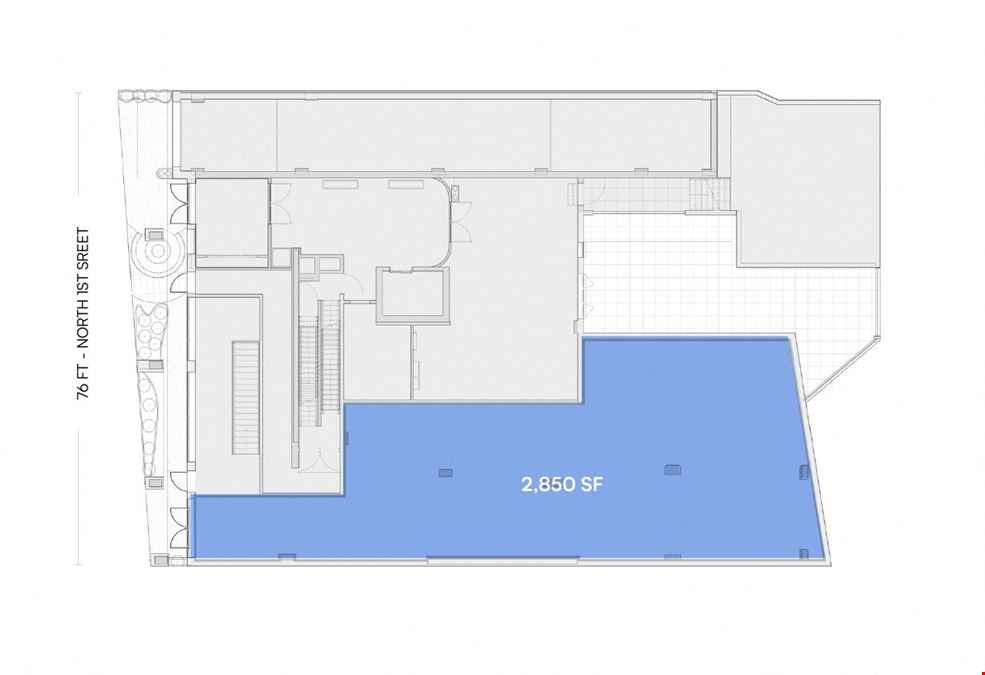 2,850 SF | 88 North 1st Street | Prime Retail Space Available in Williamsburg for Lease