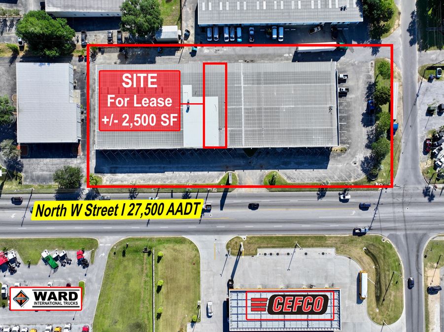 High-Visibility Strip Center for Lease in Central Pensacola