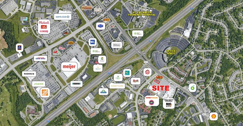 Preview of Retail space for Rent at 6809 Burlington Pike