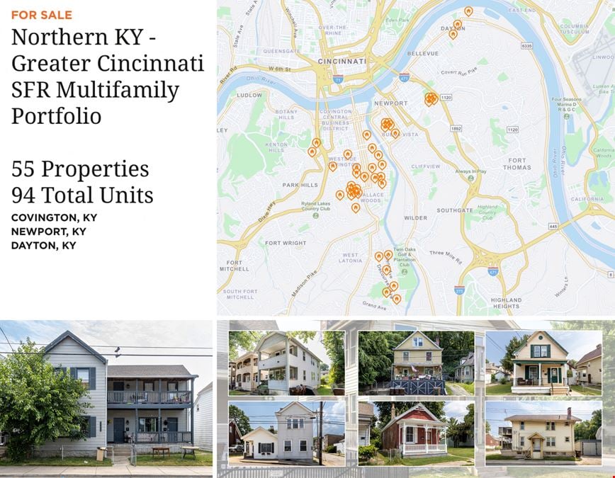 Northern Kentucky - Greater Cincinnati SFR Multifamily Portfolio (55 Properties)