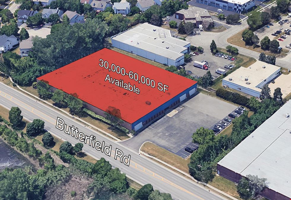 30,000-60,000 SF Available | 1700 S. Butterfield Road, Mundelein, IL