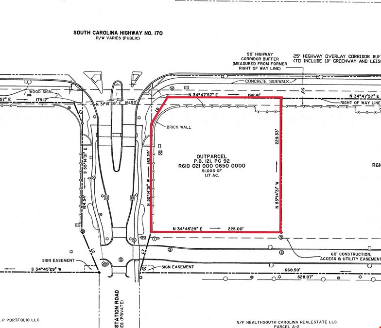 Lot in Seagrass Station Fronting Hwy 170