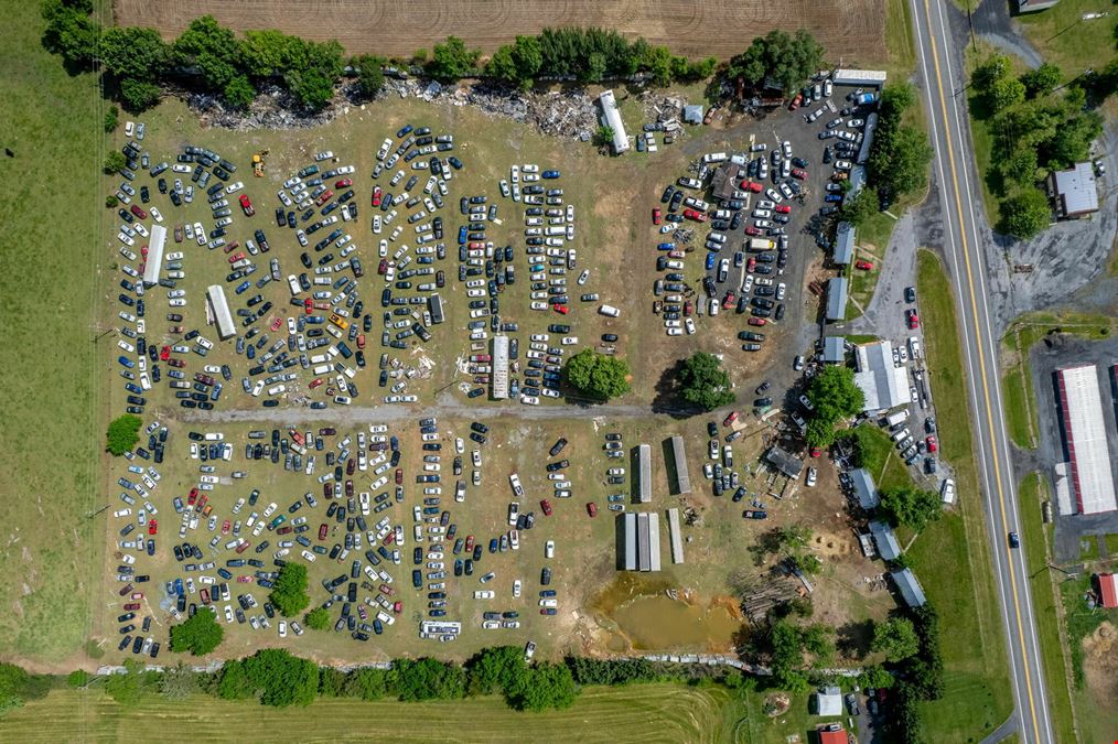 PERMITTED SALVAGE YARD | 10+ ACRES | 400+ VEHICLES INCLUDED | I-81 CORRIDOR
