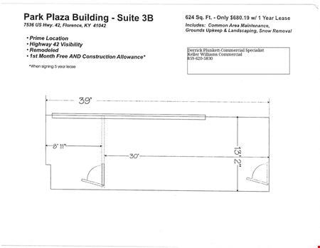 Preview of Office space for Rent at 7536 US Highway 42