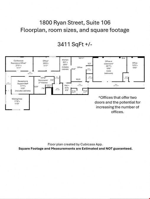 Multi-tenant building for sale with one vacant suite