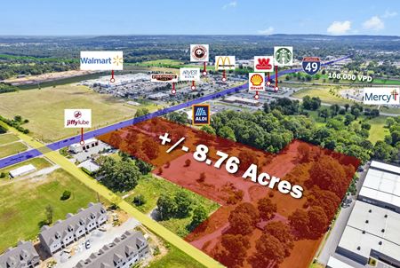 Preview of VacantLand space for Sale at Elm Springs/Oak Grove Rd