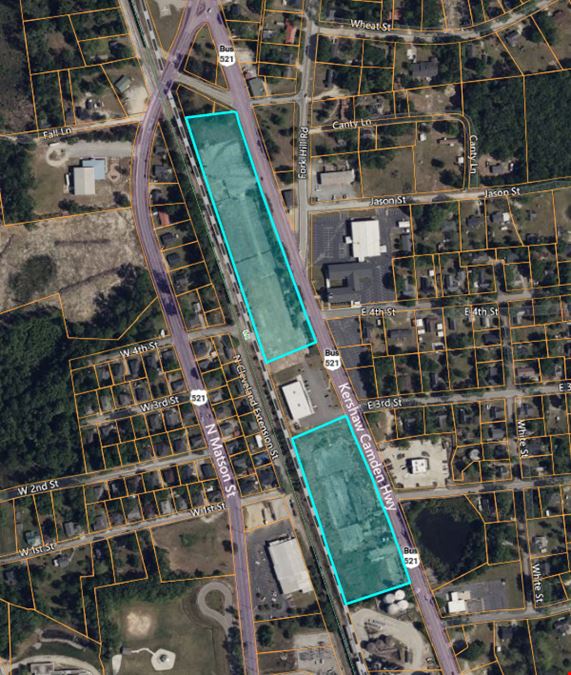 Rail Served Heavy Industrial Land - 7.6 Acres - With Separate 1.85 Acre HI Parcel Included - Lancaster TMS#'s 0156A-0E-002.0 & 0156H-0E-009.00